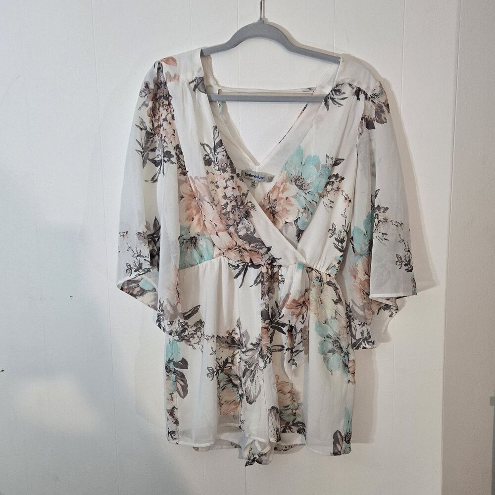 Boho Floral Belle Sleeve Romper
